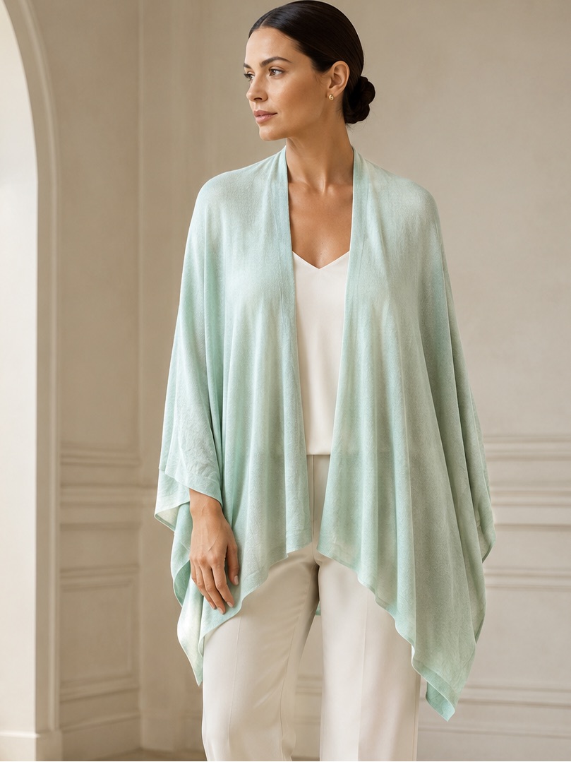 Nwt Coco + Carmen Mint Green Quiet Luxury Minimalist Wrap, One Size